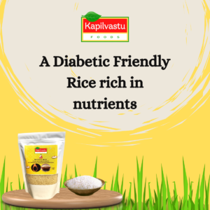 Kapilvastu Foods Kalanamak Rice is a diabetic friendly rice, nutrient rich and healthy