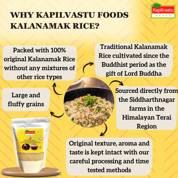 Features and Benefits of Kapilvastu Foods Kalanamak Rice and reasons for choosing it