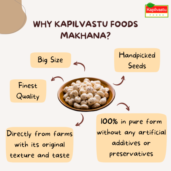 Benefits of Kapilvastu Foods Makhana and reasons for choosing it